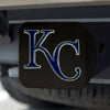 MLB - Kansas City Royals Black Metal Hitch Cover - 3D Color Emblem