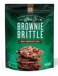 Sheila G's Mint Chocolate Chip Brownie Brittle Bagged (Pack of 12)