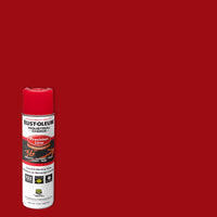 Rustoleum 203029 17 Oz Safety Red Precision-Line Inverted Marking Paint (Pack of 12)