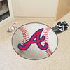 MLB - Atlanta Braves Baseball Rug - 27in. Diameter