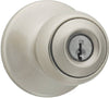 Kwikset  Polo  Satin Nickel  Entry Knobs  ANSI/BHMA Grade 3  1-3/4 in.