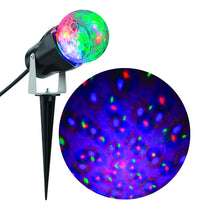 Gemmy  Lightshow  LED  Prelit Confetti Projector  Yard Dcor