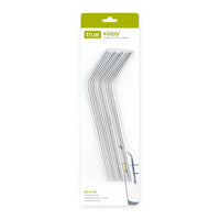 True Sippy Silver Stainless Steel Straws (Pack of 6)