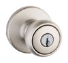 Kwikset  Tylo  Satin Nickel  Entry Knobs  ANSI/BHMA Grade 3  1-3/4 in.