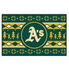 MLB - Oakland Athletics Holiday Sweater Rug - 19in. x 30in.