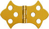 National Hardware 2-1/4 in. W X 1-5/16 in. L Solid Brass Gold Steel Decorative Hinge 1 pk