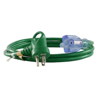 Conntek Indoor 6 ft. L Green Extension Cord 16/3 SJTW