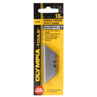 Olympia Tools 1.87 in. Steel Utility Replacement Blade 5.88 in. L 10 pc