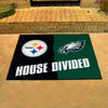 NFL House Divided - Steelers / Eagles House Divided Rug