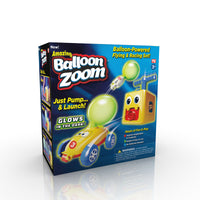 Balloon Zoom Balloon-Powered Flying and Racing Set Multicolored