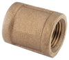 Pipe Coupling, Lead Free Rough Brass, 1/2-In.