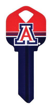 Hillman University of Arizona Painted Key House/Office Universal Key Blank 66 Single (Pack of 6).