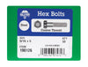 Hillman 5/16 in. D X 5 in. L Zinc Plated Steel Hex Bolt 50 pk