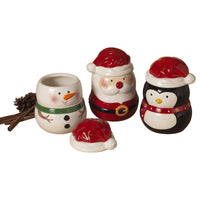 Gerson Assorted Snowman/Santa/Penguin Indoor Christmas Decor 8.5 in. (Pack of 6)