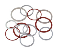 BrassCraft 1-1/2 in. D Rubber Cap Thread Gasket 12 pk