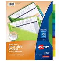 Avery Big Tab Assorted Binder Dividers 1 pk