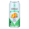 Steaz Lightly Sweetened Green Tea - Peach - Case of 12 - 16 Fl oz.