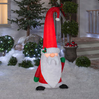 Gemmy Airblown LED Gnome Santa 5 ft. Inflatable