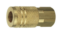 Tru-Flate Brass Quick Change Coupler 1/4 in. Female 1 pc.