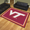 Virginia Tech 8ft. x 10 ft. Plush Area Rug