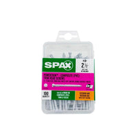 SPAX PowerTrim No. 8 Label X 2-1/2 in. L Star Trim Head Trim Screws 0.8 lb 100 pk