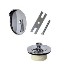 Danco 1-1/2 in. Chrome Stainless Steel Bath Trim Kit