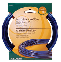 Hillman 0.150 - 0.160 in. D X 50 ft. L Plastic 18 Ga. Wire