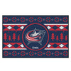 NHL - Columbus Blue Jackets Holiday Sweater Rug - 19in. x 30in.