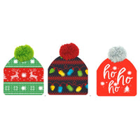 Lotsa Lights Christmas Light Up Hat 1 pc (Pack of 24)