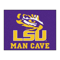 Louisiana State University Man Cave Rug - 34 in. x 42.5 in.