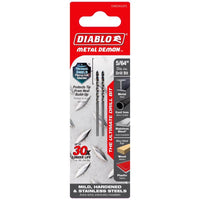 Diablo Metal Demon 5/64 in. X 1.9 in. L Stainless Steel Drill Bit 3-Flat Shank 2 pc