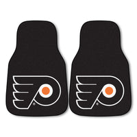 NHL - Philadelphia Flyers Carpet Car Mat Set - 2 Pieces