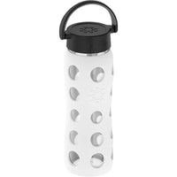 Life Factory 16 oz White BPA Free Hydration Bottle W/Smart Lid