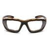 Carhartt Carthage Anti-Fog Full-Frame Safety Glasses Clear Lens Black/Tan Frame 1 pc