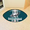 NFL - Philadelphia Eagles Super Bowl Champions Football Rug - 20.5in. x 32.5in.