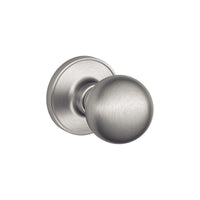 Schlage Corona Satin Stainless Steel Bed and Bath Knob Right or Left Handed