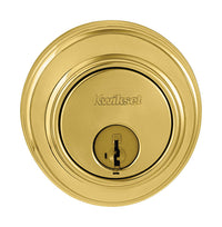 Kwikset SmartKey Bright Brass Metal Deadbolt