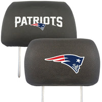 NFL - New England Patriots  Embroidered Head Rest Cover Set - 2 Pieces