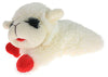 Multipet Lamb Chop Multicolored Plush Dog Toy Mini 1 pk