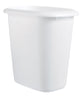 Rubbermaid 1.5 gal. White Oval Wastebasket (Pack of 6)