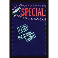 Hillman Plastic Indoor and Outdoor LED Message Board (Pack of 2)