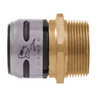 SharkBite EvoPEX 3/4 in. MPT X 3/4 in. D Push Brass/Plastic Male Connector