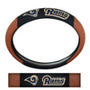 NFL - Los Angeles Rams Football Grip Steering Wheel Cover 15" Diameter