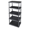 Maxit Resin Black Adjustable Shelving Unit 750 lbs. Capacity 72 H x 14 D x 32 W in.