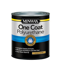 Minwax One Coat Transparent Satin Wood Floor Stain 0.5 Pt.