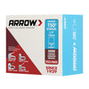 Arrow T50 3/8 in. W X 1/2 in. L 18 Ga. Flat Crown Heavy Duty Staples 5000 pk