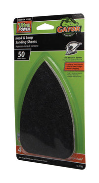 Gator Mouse 5 in. L X 3-1/2 in. W 50 Grit Zirconium Oxide Mouse Sandpaper 4 pk