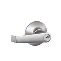 Schlage Elan Satin Chrome Entry Lever 1-3/4 in.