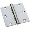 National Hardware 3-1/2 in. L Polished Chrome Door Hinge 1 pk