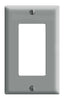 Leviton Decora Gray 1 gang Thermoset Plastic Decorator Wall Plate 1 pk